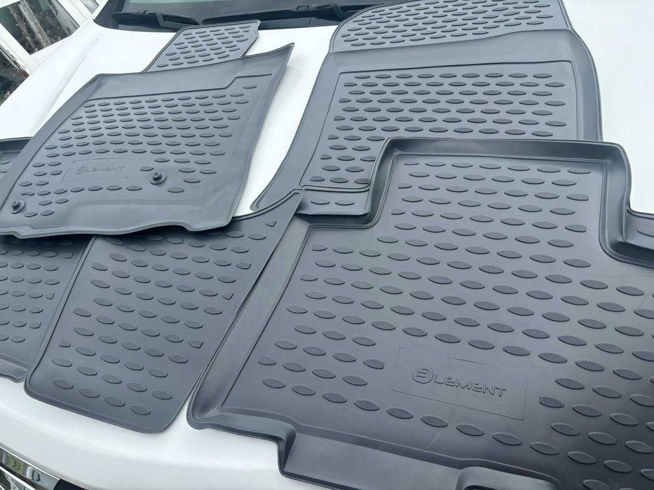 Новые ковры! TOYOTA PRADO-120 Оригинальные резиновые Коврики JAPAN