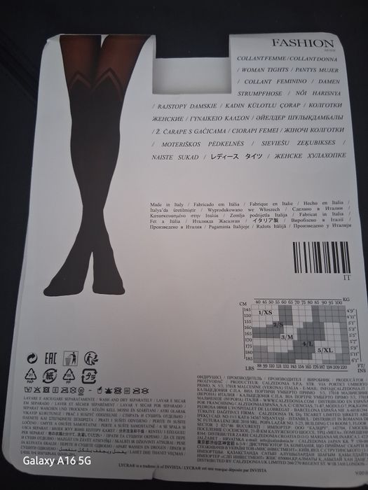 Rajstopy z imitacja pończoch calzedonia rozmiar S 1/2