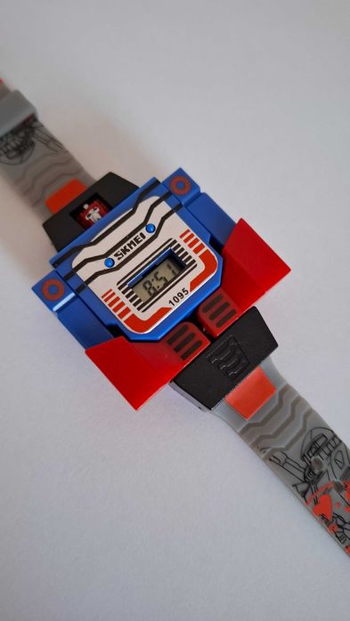 Nowy zegarek dla dziecka chłopca marki SKMEI 1095 kolor szary