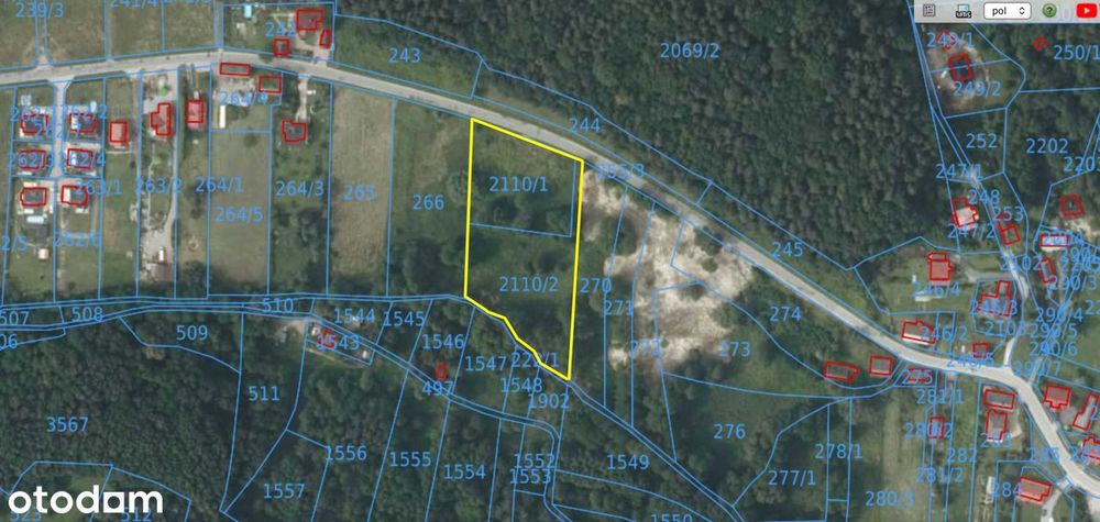 Działka z PNB na 7 domów | 68 arów | Dolina Mnikowska