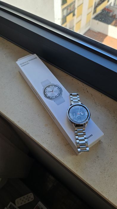 Samsung Galaxy Watch6 Classic 47mm Como Novo + 2 Pulseiras