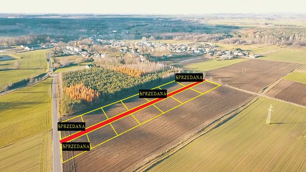 Działki Budowlane z warunkami - KOSZELEWY, BLISKO DZIAŁDOWO, RYBNO