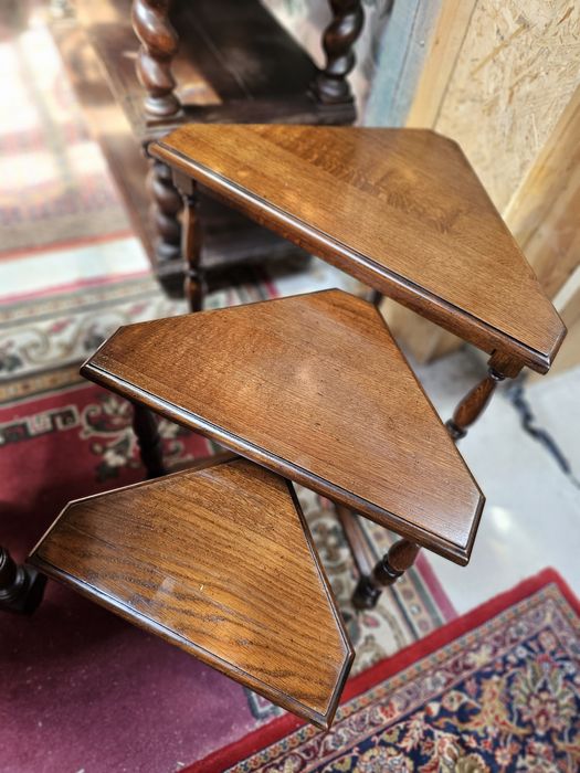 Stoliki narożne 3 szt trojak kwietnik ława #1098 Stylowy Węgrów