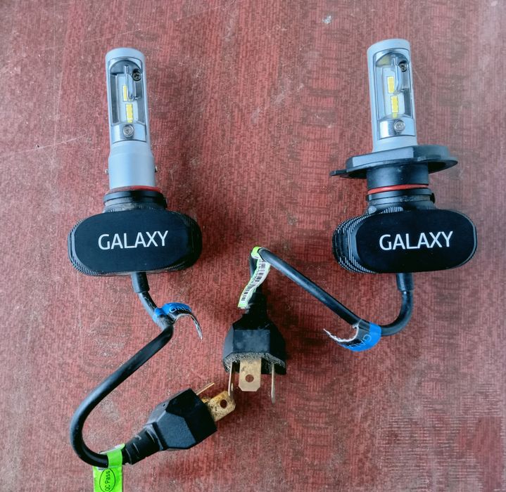Продам BI LED лампы GALAXY ZES H4 5000K