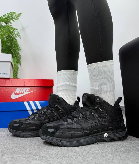 Кросівки Nike P-6000 Black Gore Tex ,хутро (37-45)