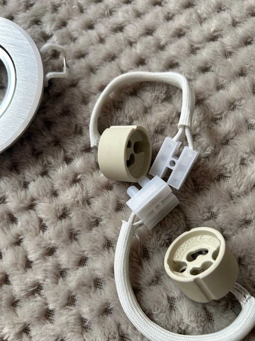 Zestaw oprawek sufitowych LED Polux Opal GU10 IP20 nowe