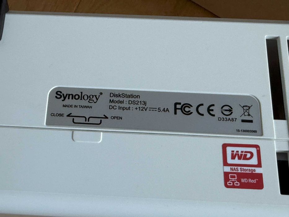 Synology DS213j NAS Backup