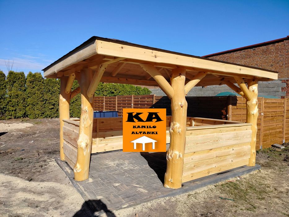 Altanka, Altana, Altanki, Altany na grubym balu ogrodowe