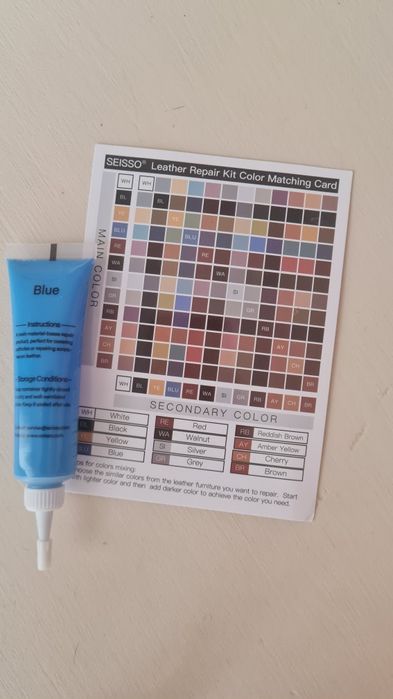 Seisso farba do renowacji skóra niebieska 20ml