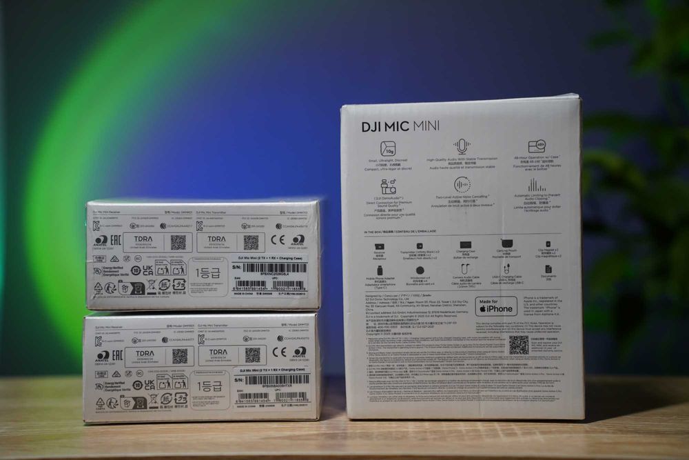 З гарантією • НОВІ • DJI Mic Mini 2TX+1RX – мікрофон для відео, блогу