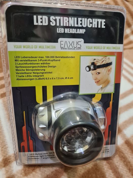 Налобный светодиодный фонарь