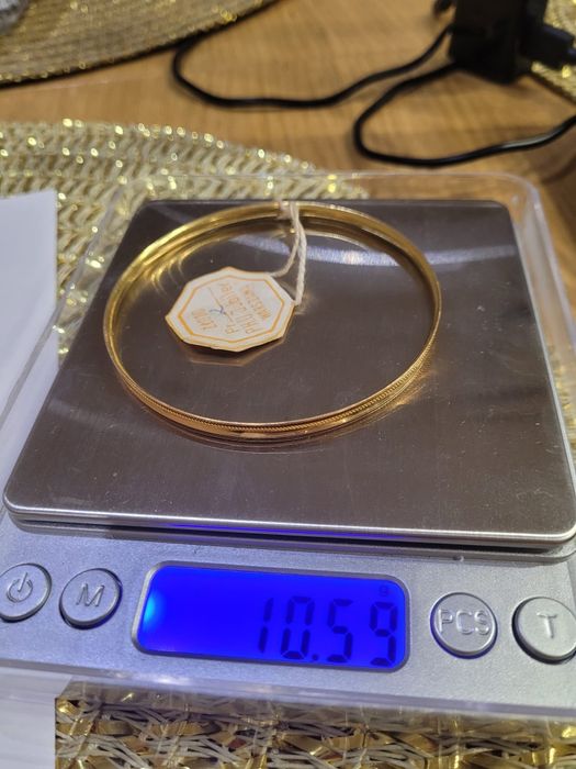 Cztery złote Bransolety okrągłe, złoto 18k, próba 750, 40gram OKAZJA