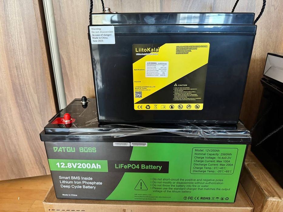 Акумулятор LiFePO4 12V 200Ah 300ах 350Ah BMS В наявності 12/180 з usb