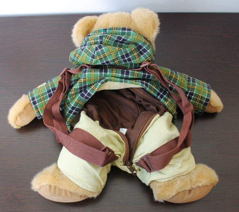 Peluche mochila de criança em forma de ursinho da Blue Spirit (NOVO)