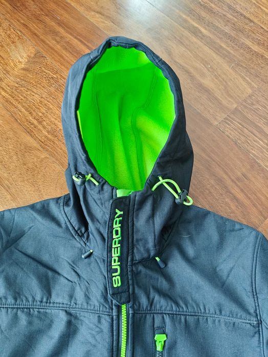 Superdry Windtrekker Softshell Meska Kurtka Outdoor Trekkingowa Fit L