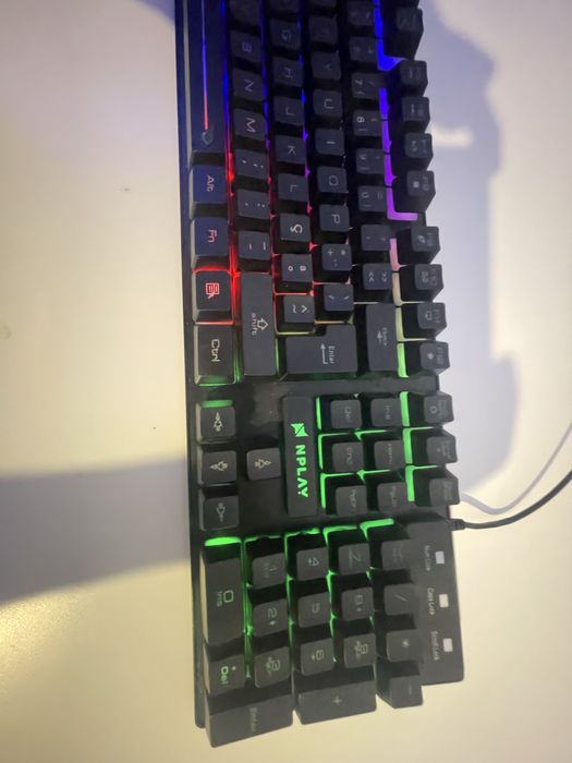 Pack de teclado mouse e mouse pad da nplay