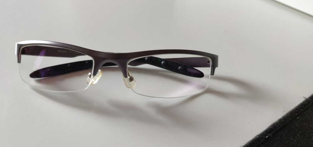 Męskie okulary zerówki z antyrefleksem