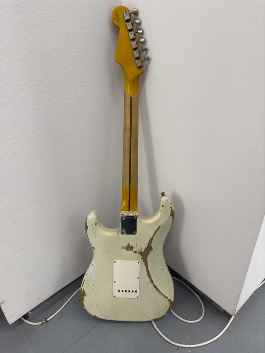 Fender HSH 1950s - Aged Olympic White Heavy Relic