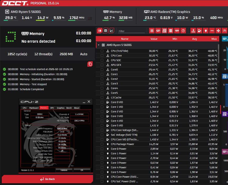 Yimeng 8GB DDR4 2133MHz CL15