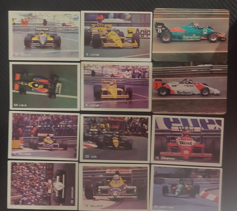 53 Calendários de Bolso de Fórmula 1 - 2 Coleções - 1987 e 1989