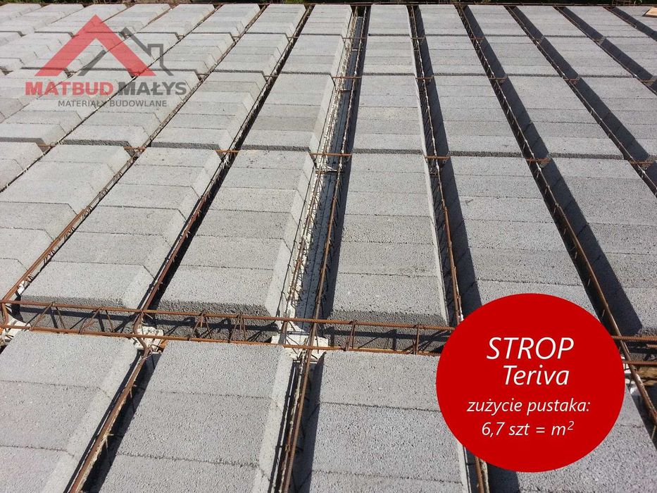 STROP TERIVA 4.0/1 Betonowy, Belki, Pustak, Kształtki - Gorzyce