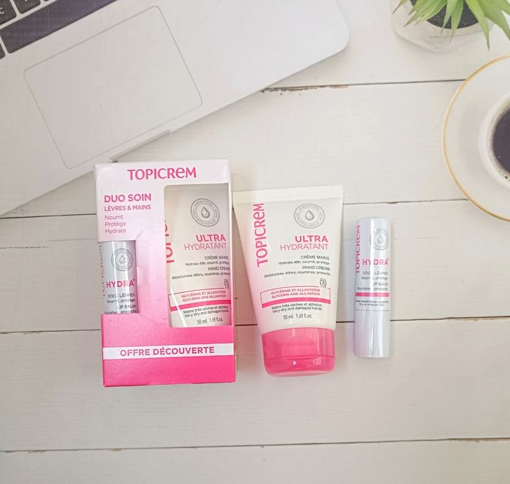 Topicrem крем для рук, бальзам для губ