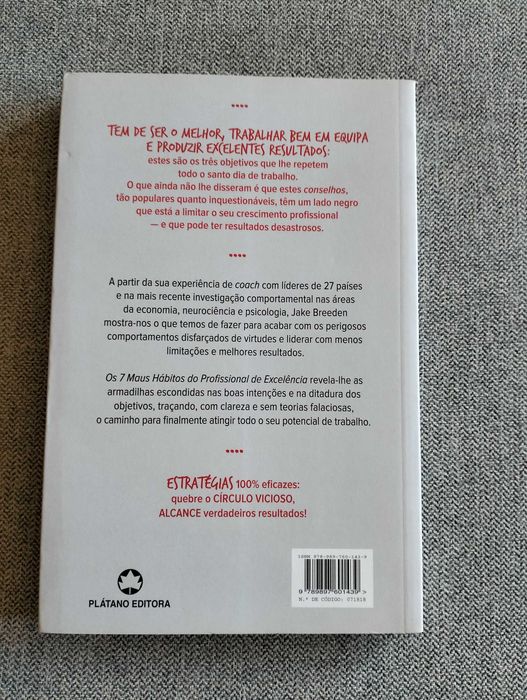 Livro "Os maus hábitos do profissional de excelência" de JakeBreeden