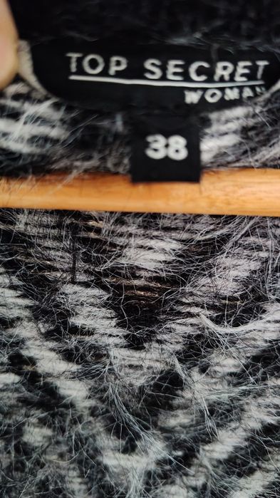 Sweter kardigan alpaka