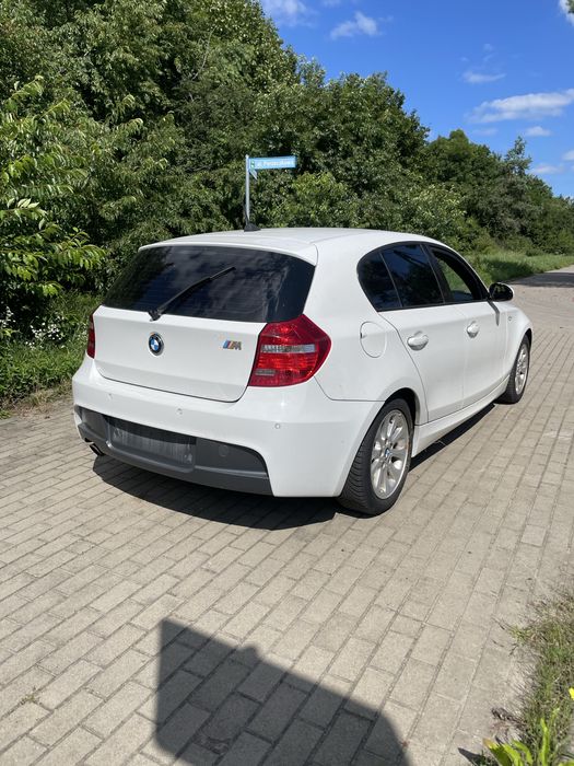 Bmw e87 120i 2009 drzwi maska błotnik alpineweiss 3