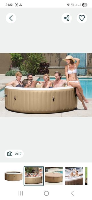 Dmuchane SPA ogrodowe INTEX 28428 6-osobowe