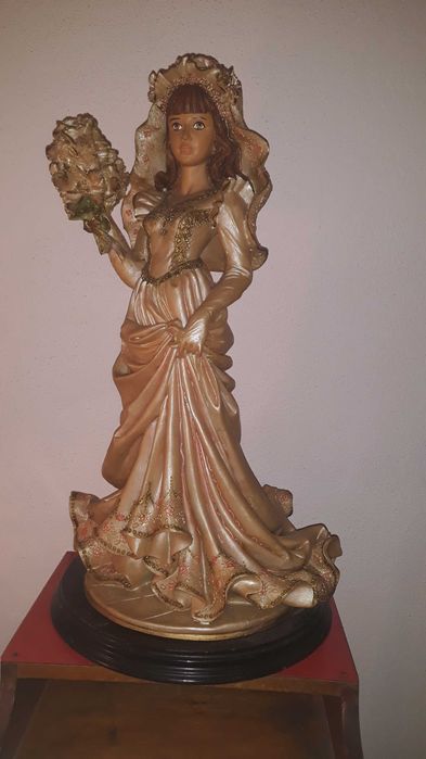 Imagem Decorativa em Ceramica Anos 80