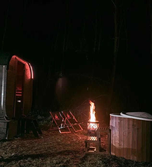 Duża sauna mobilna wynajem LUX 8-10 osób