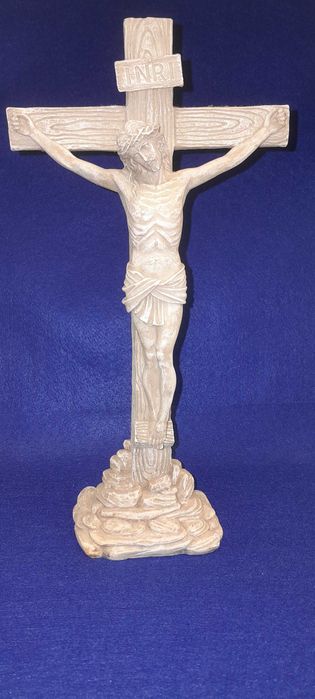 Crucifixo de mesa com imagem de Jesus Cristo