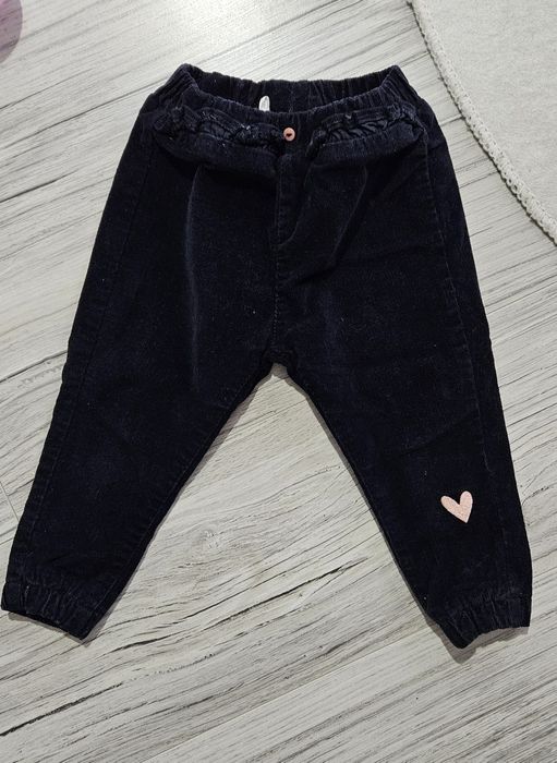 Ocieplane sztruksowe spodnie 5.10.15 80