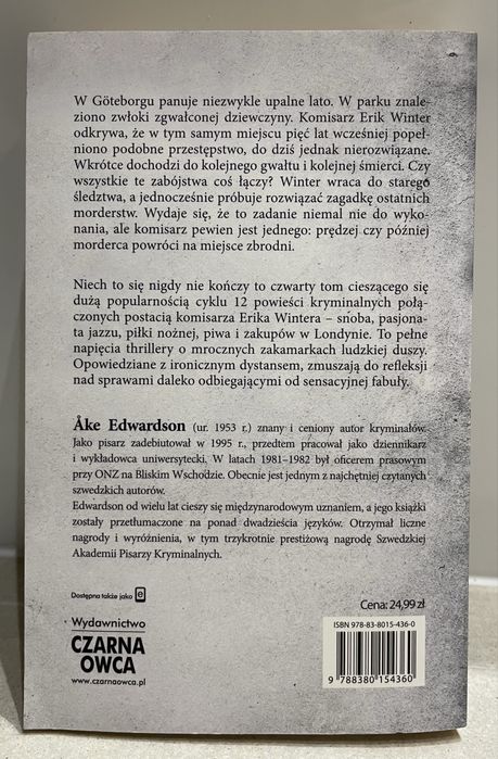 Książka „Niech to się nigdy nie kończy” - Åke Edwardson