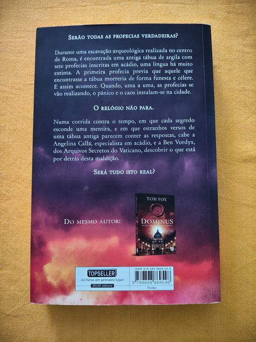 Livro de Tom Fox, como novo e sem dano.