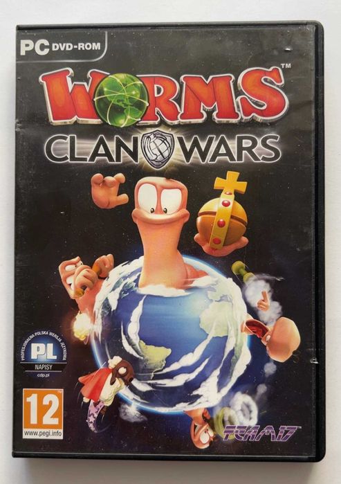 Worms Clan Wars PC DVD-ROM PL NOWA Team17 Steam gra strategiczna 2014
