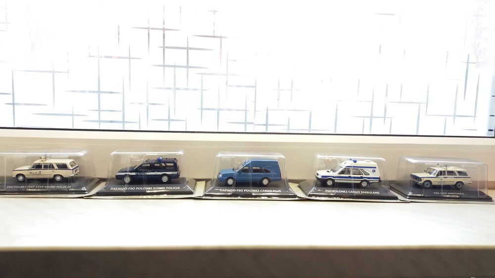 FSO Polonez Cargo Ambulans/Daewoo-Kombi Policja/125p sanitarka/Milicja