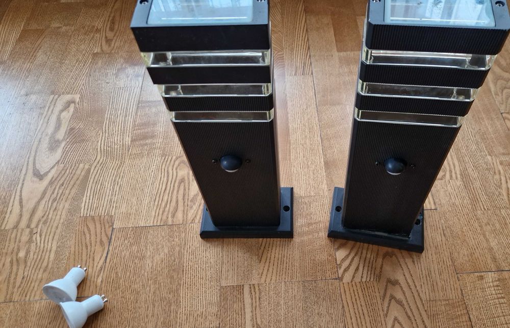 Lampy ogrodowe z czujnikiem.