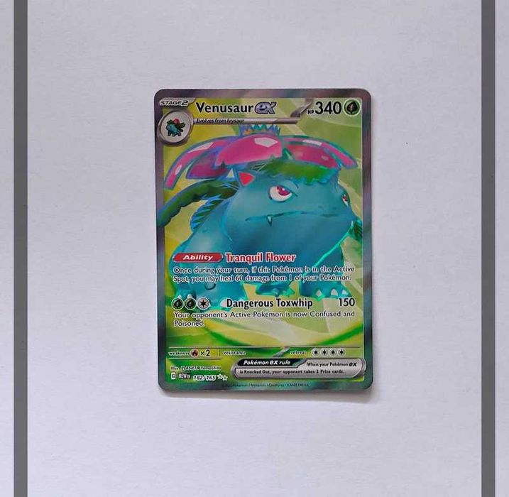 Venusaur EX 182/165 MEW Pokemon ENG-NM