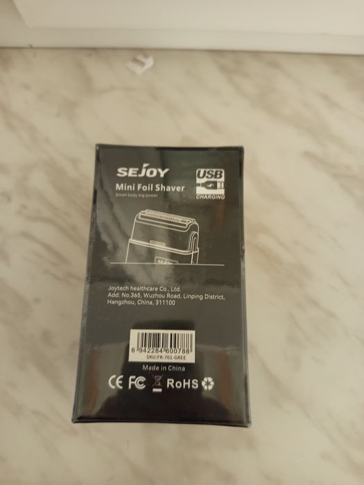 Nowa Mini Golarka Foliowa SEJOY | USB-C | Wodoodporna IPX7 | Idealna w