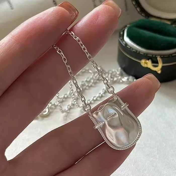 Срібний кулон мішечок Tiffany на ланцюжку