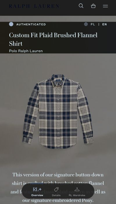 Koszula Męska Ralph Lauren M