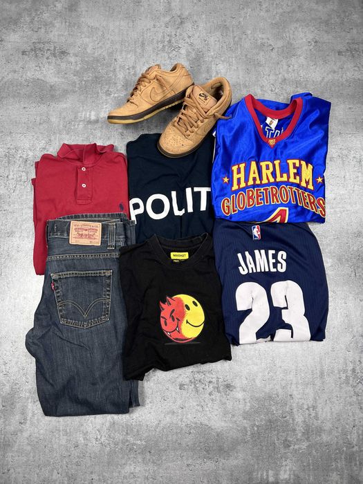 Zestaw ubrań bulk pod sprzedasz zarobek Ralph, Levi's, Nike