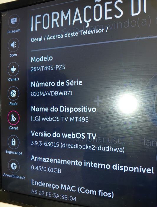 Vendo Smart TV Monitor LG, modelo 28MT49S-PZS
