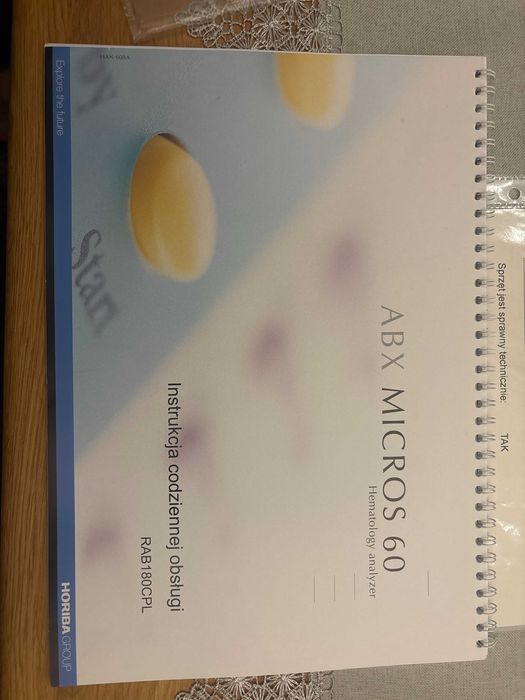Analizator hematologiczny HORIBA ABX MICROS 60 OT