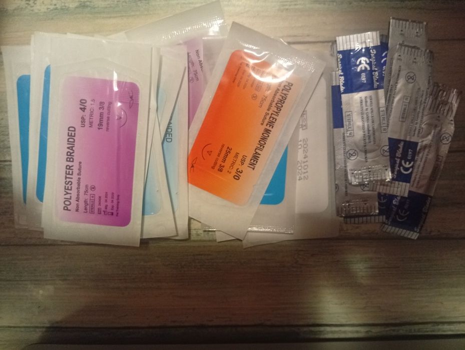 Zestaw do nauki zszywania skóry