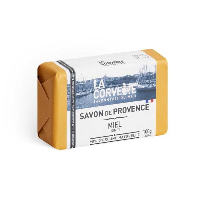 Mydło Marsylskie Prowansalskie La Corvette - miód 100g