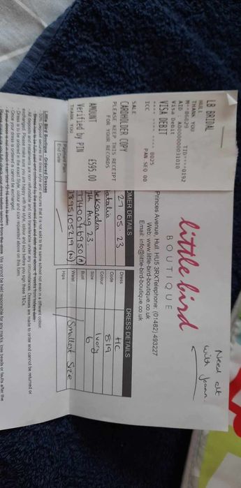 Suknia ślubna roz.36