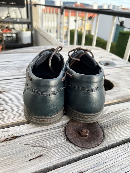 Sapatos de Vela de pele - azuis 45